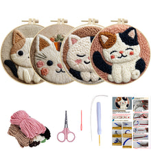 Whimsical Cats Punch Needle Collection